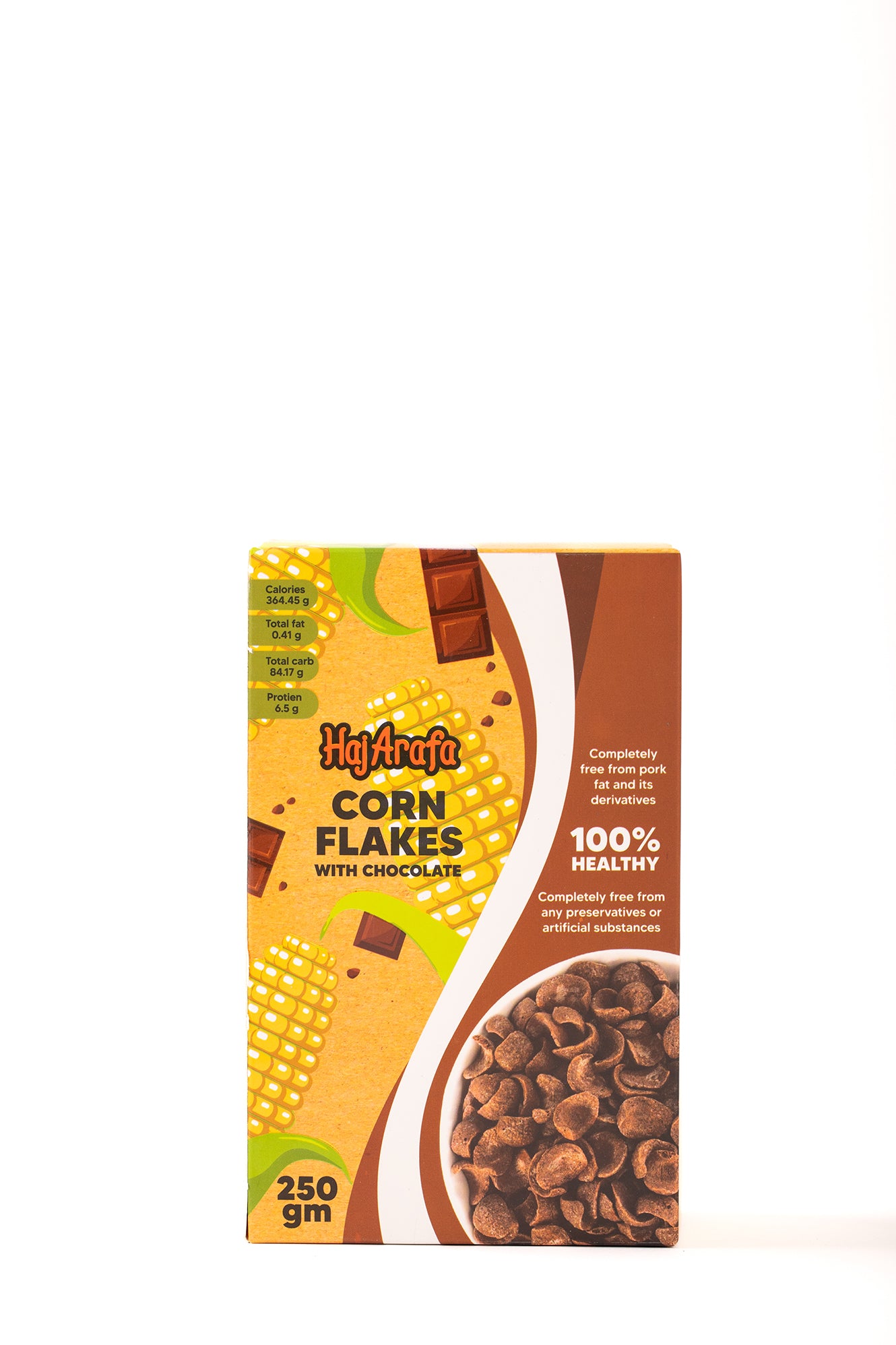Haj Arafa Corn Flakes Chocolate - كورن فليكس شيكولاتة حاج عرفة