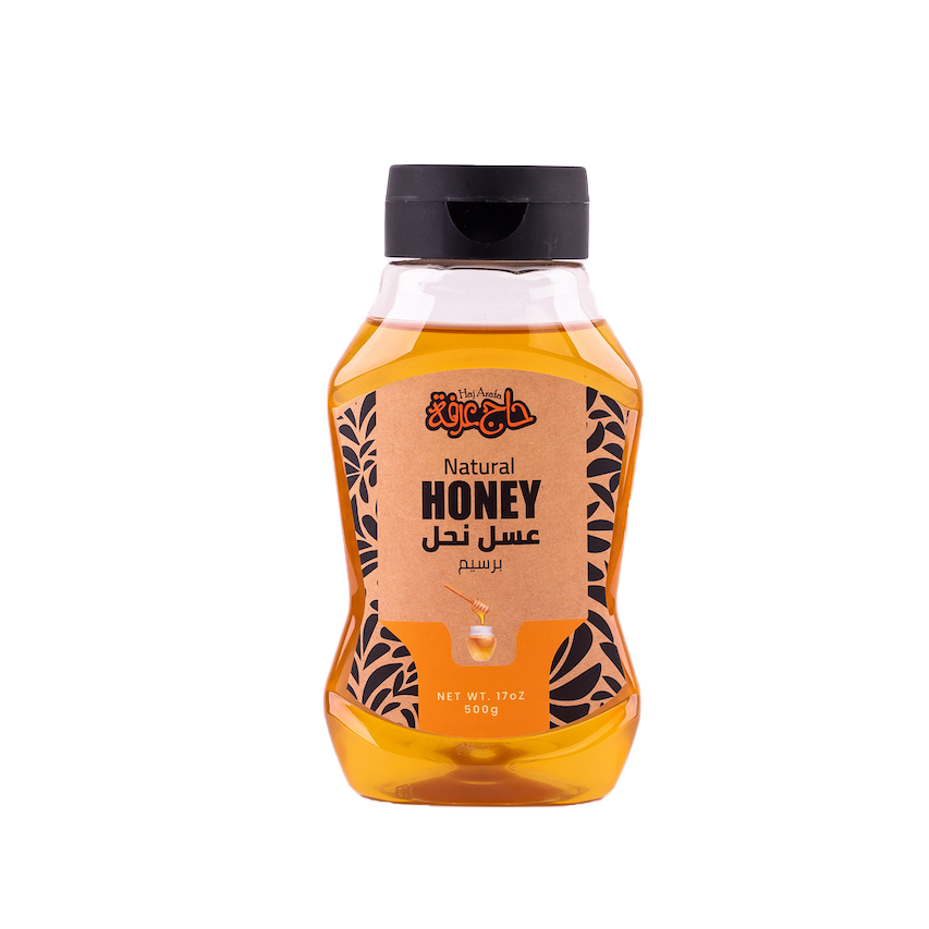 Haj arafa Natural Bee Honey - عسل نحل زهرة البرسيم
