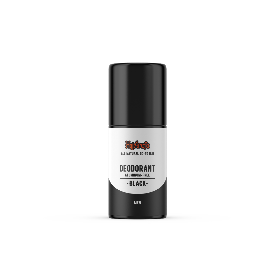 Haj Arafa deodorant for men black -مزيل عرق رجالي اسود