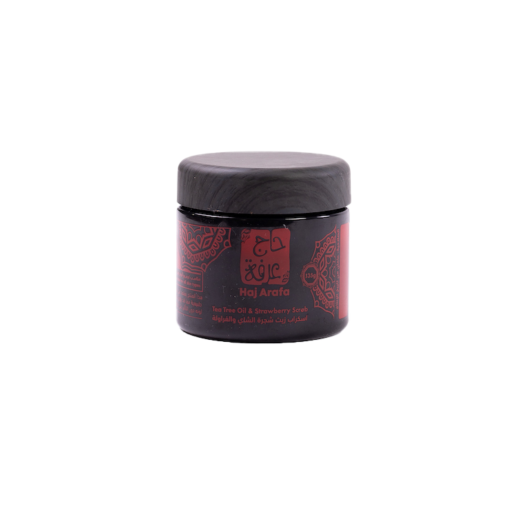Tea tree oil and strawberry scrub-سكراب زيت شجرة الشاي و الفراولة