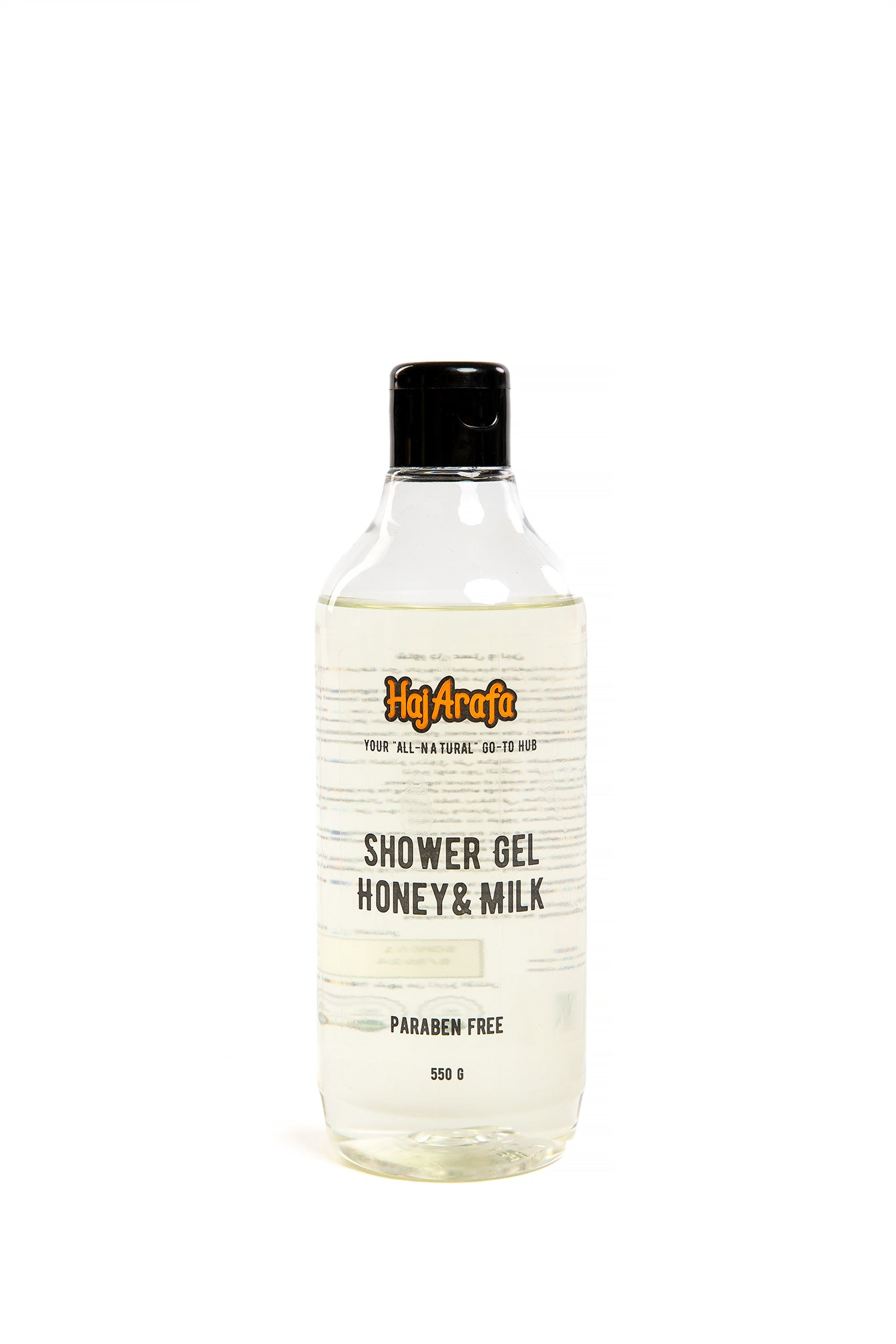 Shower gel honey and milk