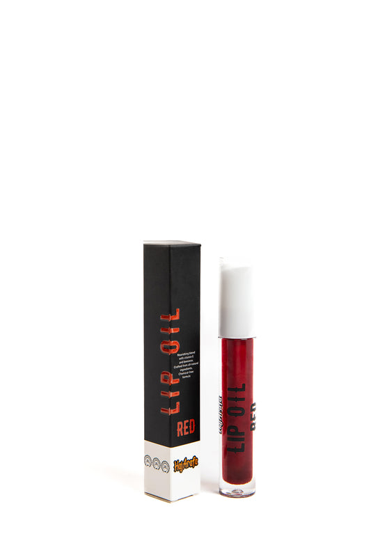 Red lip oil