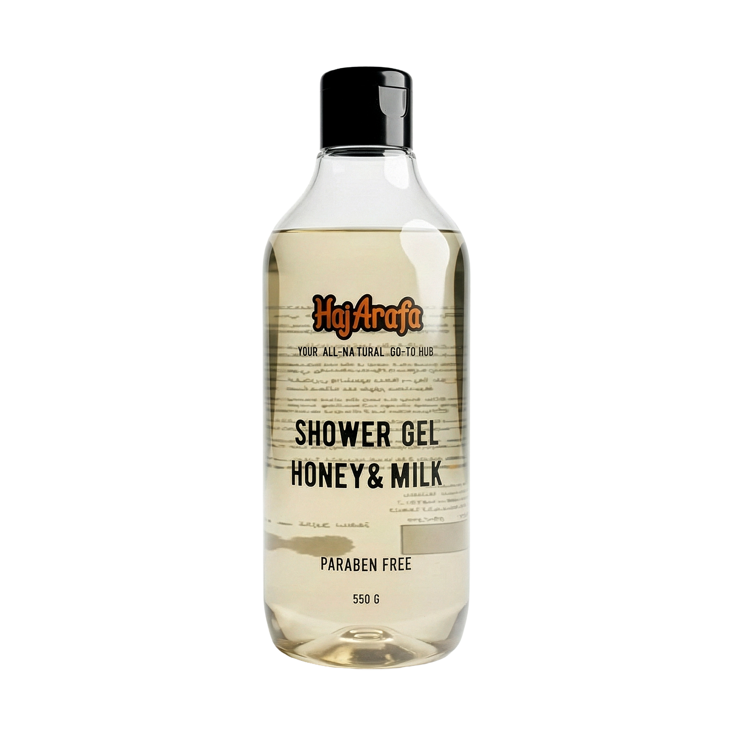 Shower gel honey and milk