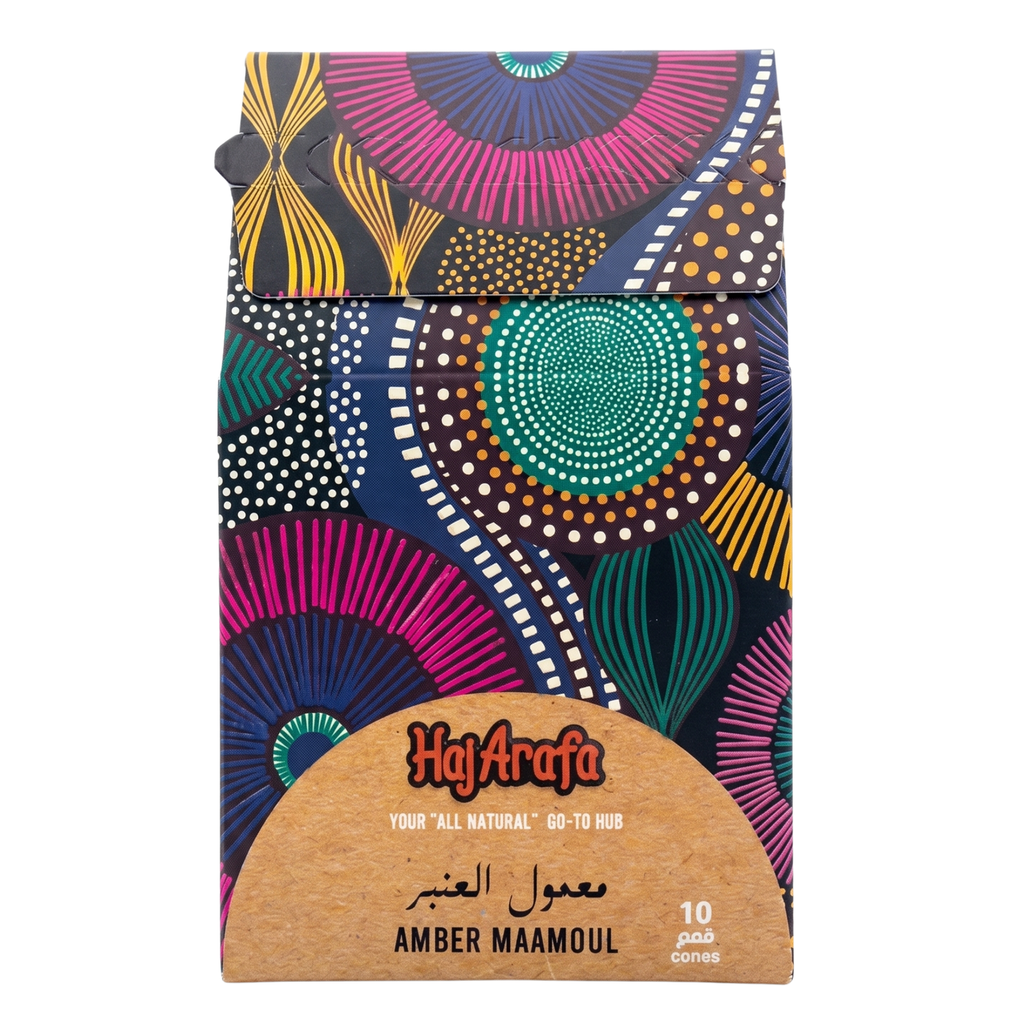 Pyramid incense Amber Maamoul- بخور هرمي معمول العنبر